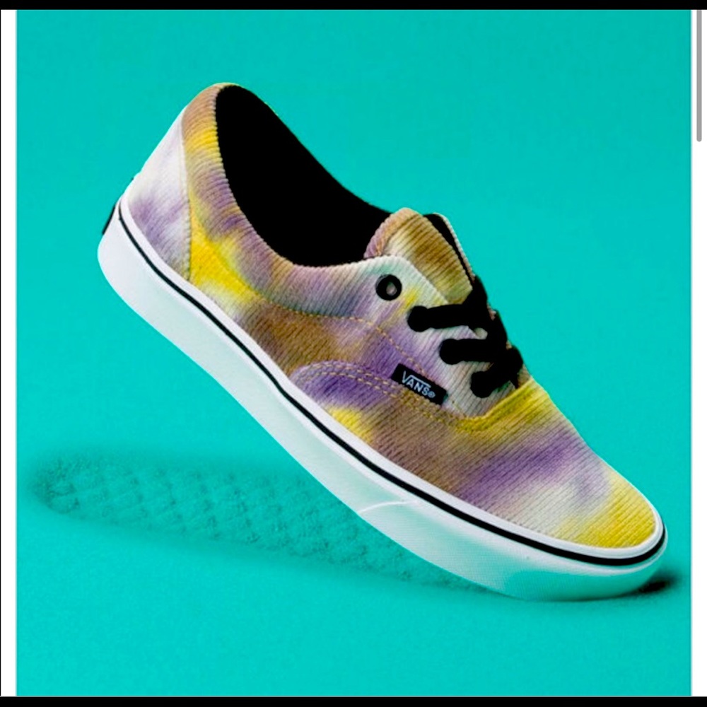 Vans tie dye Comfy Cush Corduroy 8.5 women 7 mens